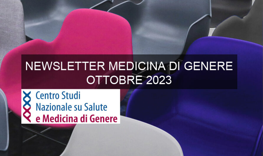 Newsletter trimestrale Medicina di Genere – ottobre 2023