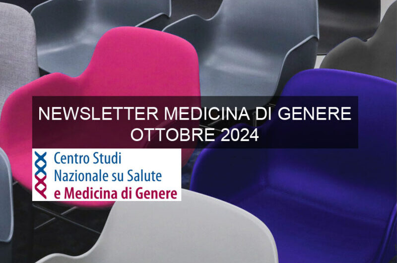 Newsletter trimestrale Medicina di Genere – ottobre 2024